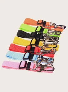 1 dây đai an toàn cho thú cưng trên ô tô màu ngẫu nhiên, dây đai an toàn cho thú cưng có thể điều chỉnh, đồ dùng cho chó khi đi chơi - Nhiều màu - Xem 4