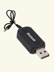 3.5毫米音頻接收器 - 黑色 - 查看 2