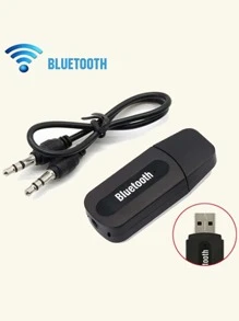 3.5毫米音頻接收器 - 黑色 - 查看 3