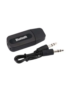 3.5毫米音頻接收器 - 黑色 - 查看 5