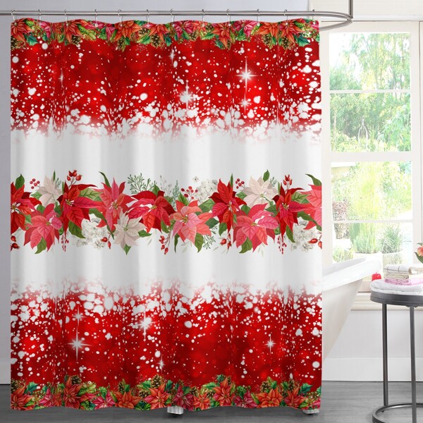 

Christmas Print Shower Curtain, Multicolor