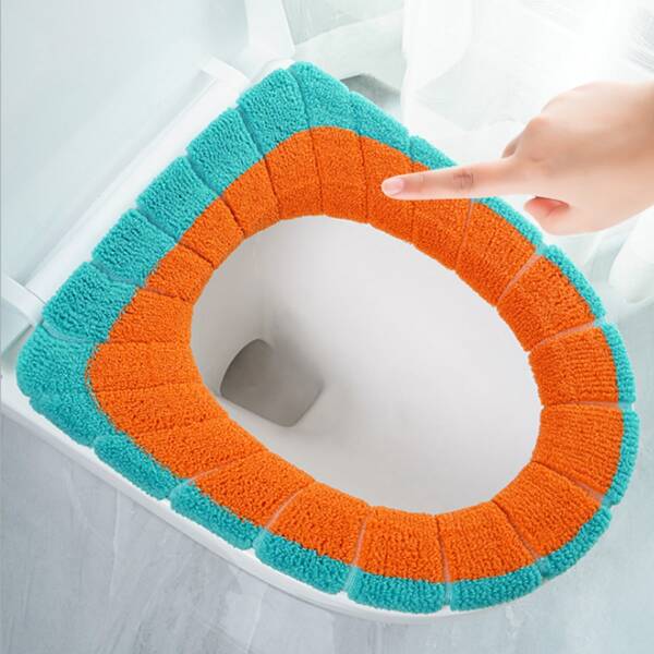 

1pc Random Color Toilet Seat Cover, Multicolor