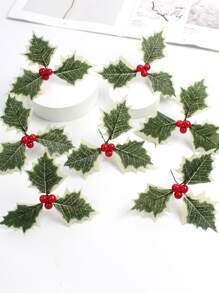 5pcs Artificial Leaf - Multicolor - View 1