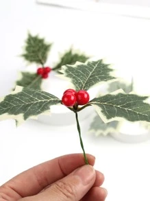 5pcs Artificial Leaf - Multicolor - View 2