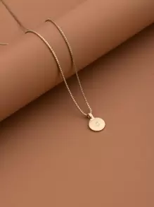 Vòng cổ mặt dây chuyền - Vàng - Xem 1