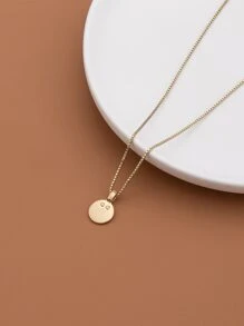 Vòng cổ mặt dây chuyền - Vàng - Xem 3