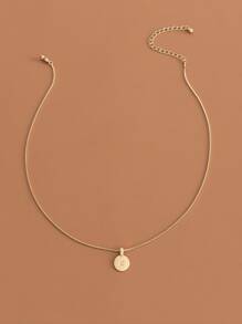 Vòng cổ mặt dây chuyền - Vàng - Xem 7