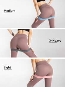 3入組橡膠阻力帶組 - 彩色 - 查看 3