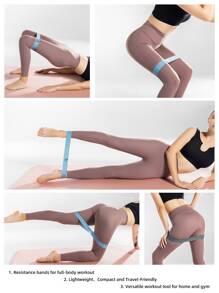 3入組橡膠阻力帶組 - 彩色 - 查看 4