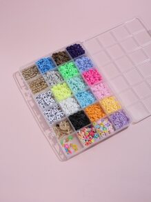 Polymer Clay Bead DIY Jewelry Accessory Set - Multicolor - View 2