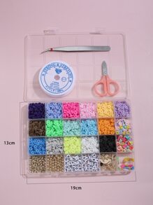 Polymer Clay Bead DIY Jewelry Accessory Set - Multicolor - View 3