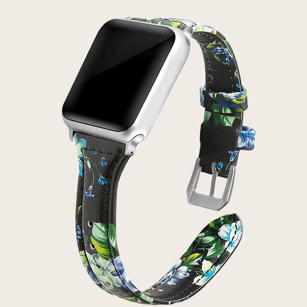Ремешок для часов iWatch с цветочным узором