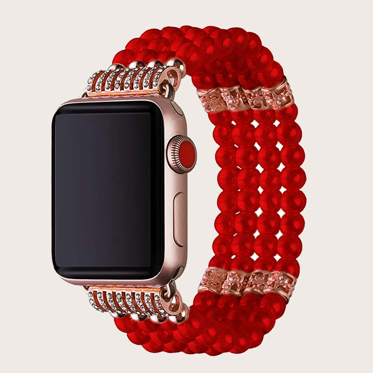 Ремешок для часов iWatch со стразами бусинами