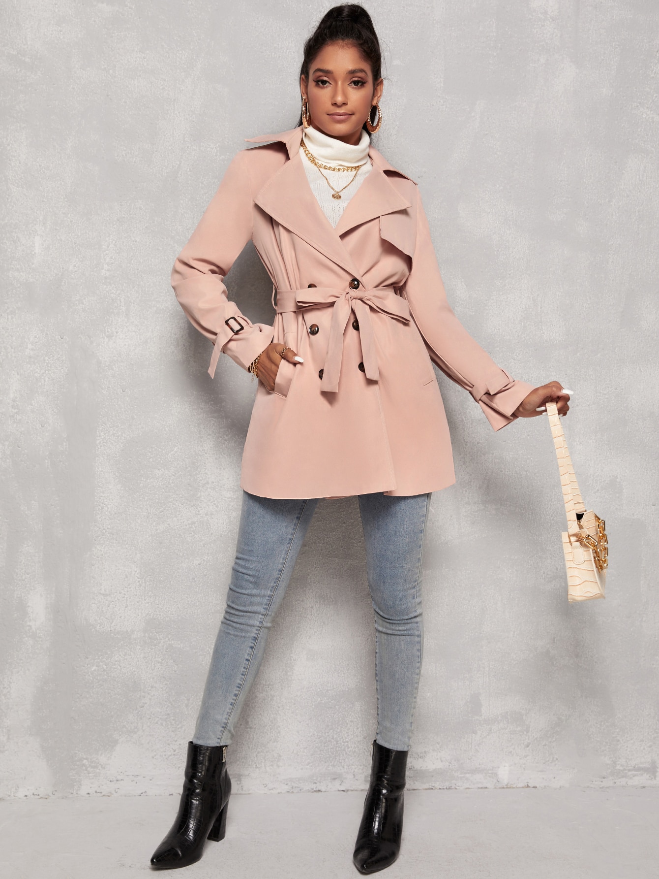 skirted duffle coat