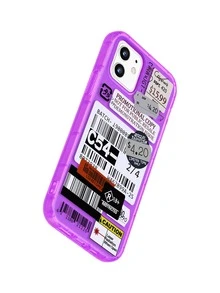 スマホケース ラベル パターン - マルチカラー - チェックする 4