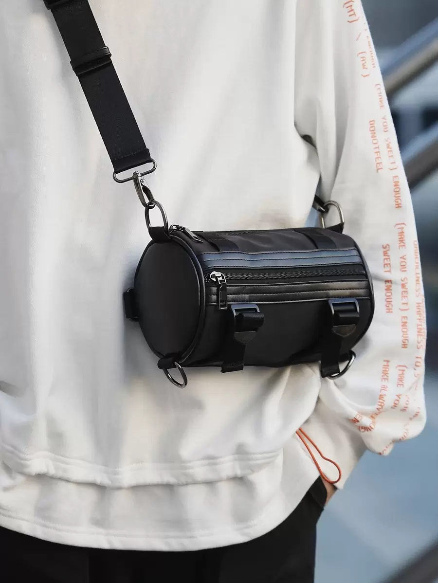 Học sinh trung học Đại học Sinh viên năm nhất Túi đeo vai đa năng Túi thường ngày cho nam Khóa kéo trang trí Túi xô phía trước, Túi xách Túi đi học để du lịch, đại học, ngoài trời, thể thao, đi làm Túi đeo chéo cho nam Túi đeo chéo cho nam Túi đeo vai Túi bên hông Đồ dùng học tập trở lại trường Túi đeo chéo mùa thu Túi cho nam Túi hình trụ Tiền cũ Halloween Giáng sinh - màu đen - Xem 1