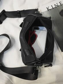 Học sinh trung học Đại học Sinh viên năm nhất Túi đeo vai đa năng Túi thường ngày cho nam Khóa kéo trang trí Túi xô phía trước, Túi xách Túi đi học để du lịch, đại học, ngoài trời, thể thao, đi làm Túi đeo chéo cho nam Túi đeo chéo cho nam Túi đeo vai Túi bên hông Đồ dùng học tập trở lại trường Túi đeo chéo mùa thu Túi cho nam Túi hình trụ Tiền cũ Halloween Giáng sinh - màu đen - Xem 4