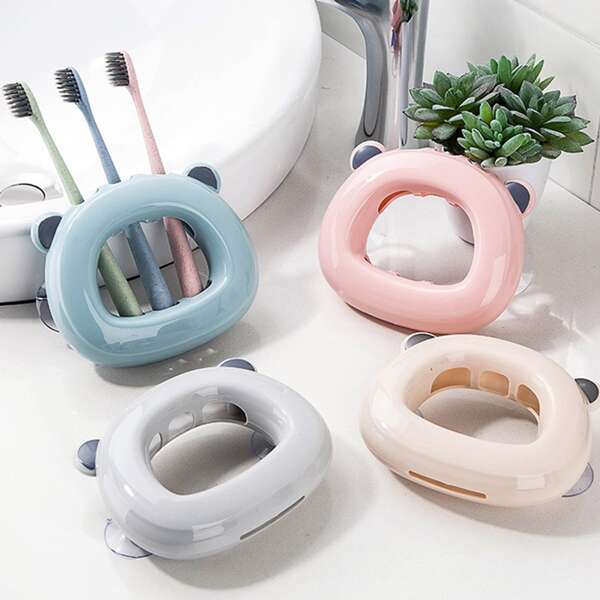 

1pc Cartoon Design Random Toothbrush Holder, Multicolor