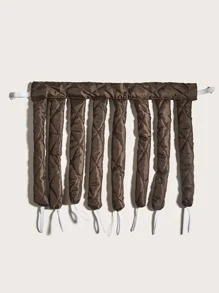 Rizador sin calor holgado de ajuste sencillo, rizador de ondas grandes de ocho garras para dormir y hacer rizos fáciles con herramientas de peluquería de color café por un imán de presión para niñas - Café integral - Ver 4