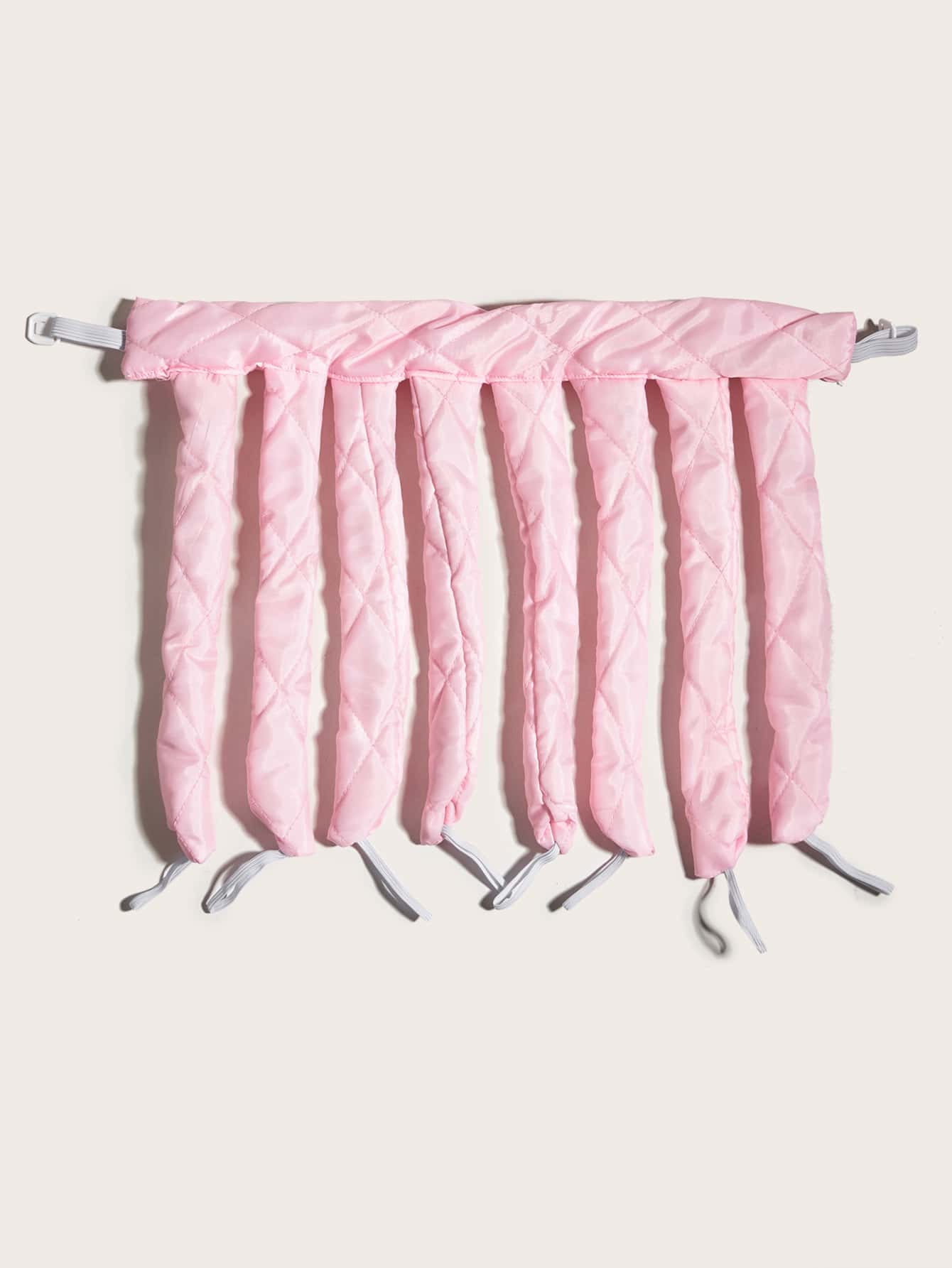 Snap-On Slouchy 无热卷发器 八爪大波浪卷发器 睡眠卷发 易造型美发工具 一体式 粉色 - 粉色 - 查看 4