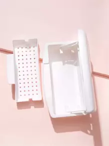 RANCAI 1 Stück Nagel-Werkzeug Sterilisationsbox, Kunststoff Sterilisations-Tablett, Kunststoff Reinigungs- und Sterilisations-Aufbewahrungsbox für Nägel, Pinzetten, Wimpernverlängerungen, Friseursalon, Spa & Maniküre-Ausrüstung - Weiss - Übersicht 4