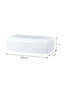 RANCAI 1 Stück Nagel-Werkzeug Sterilisationsbox, Kunststoff Sterilisations-Tablett, Kunststoff Reinigungs- und Sterilisations-Aufbewahrungsbox für Nägel, Pinzetten, Wimpernverlängerungen, Friseursalon, Spa & Maniküre-Ausrüstung - Weiss - Übersicht 5