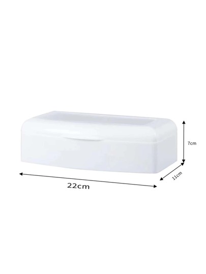 RANCAI 1 Pc Nail Tool Sterilizer Box, Plastic Sterilizing Tray, Plastic Clean Sterilizing Box Storage Organizer For Nail, Tweezers, Eyelash Extensions, Hair Salon, Spa & Cutter Manicure Equipment