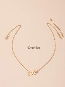 Collar número - Amarillo Oro - Ver 4