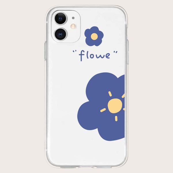 

Floral Clear Phone Case
