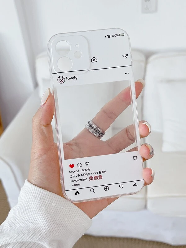 スマホケース インスタグラムインターフェース