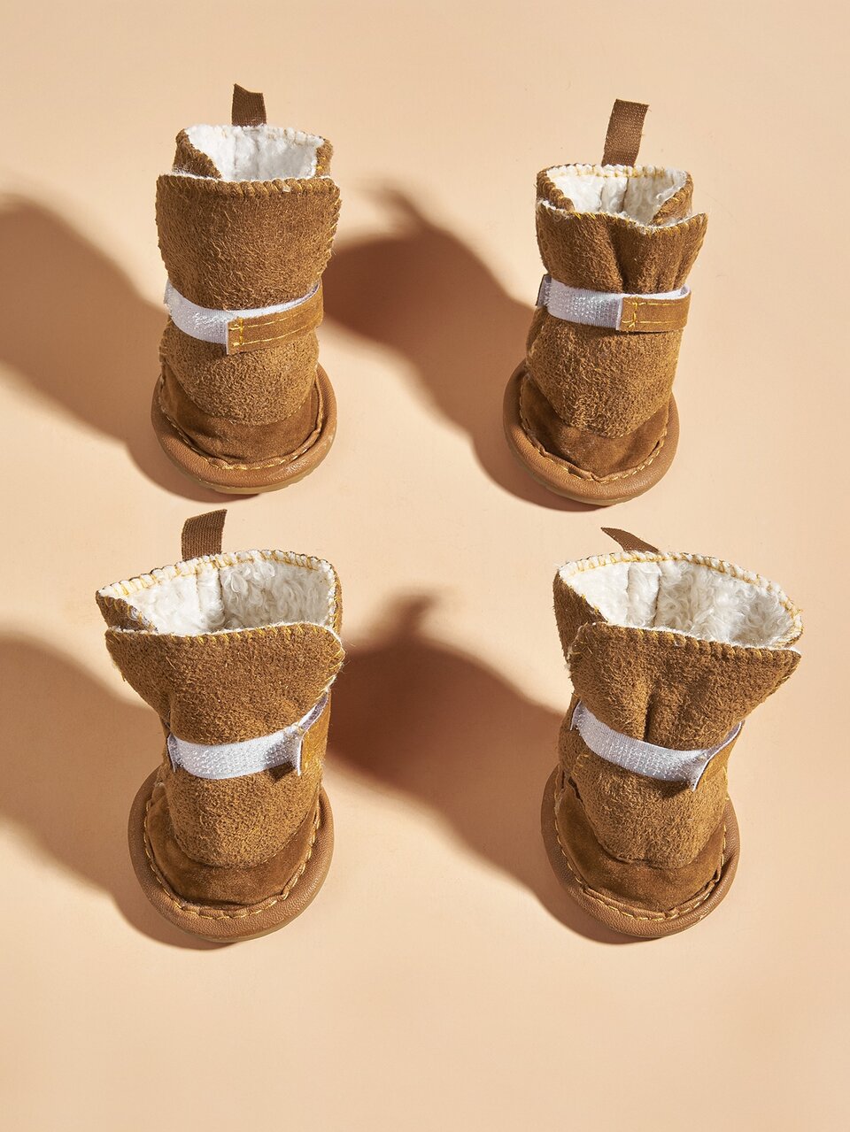 4pcs Pet Snow Boots