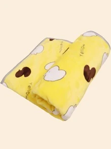 1 pieza Manta con estampado de dibujos animados al azar de mascota - Multicolor - Ver 3