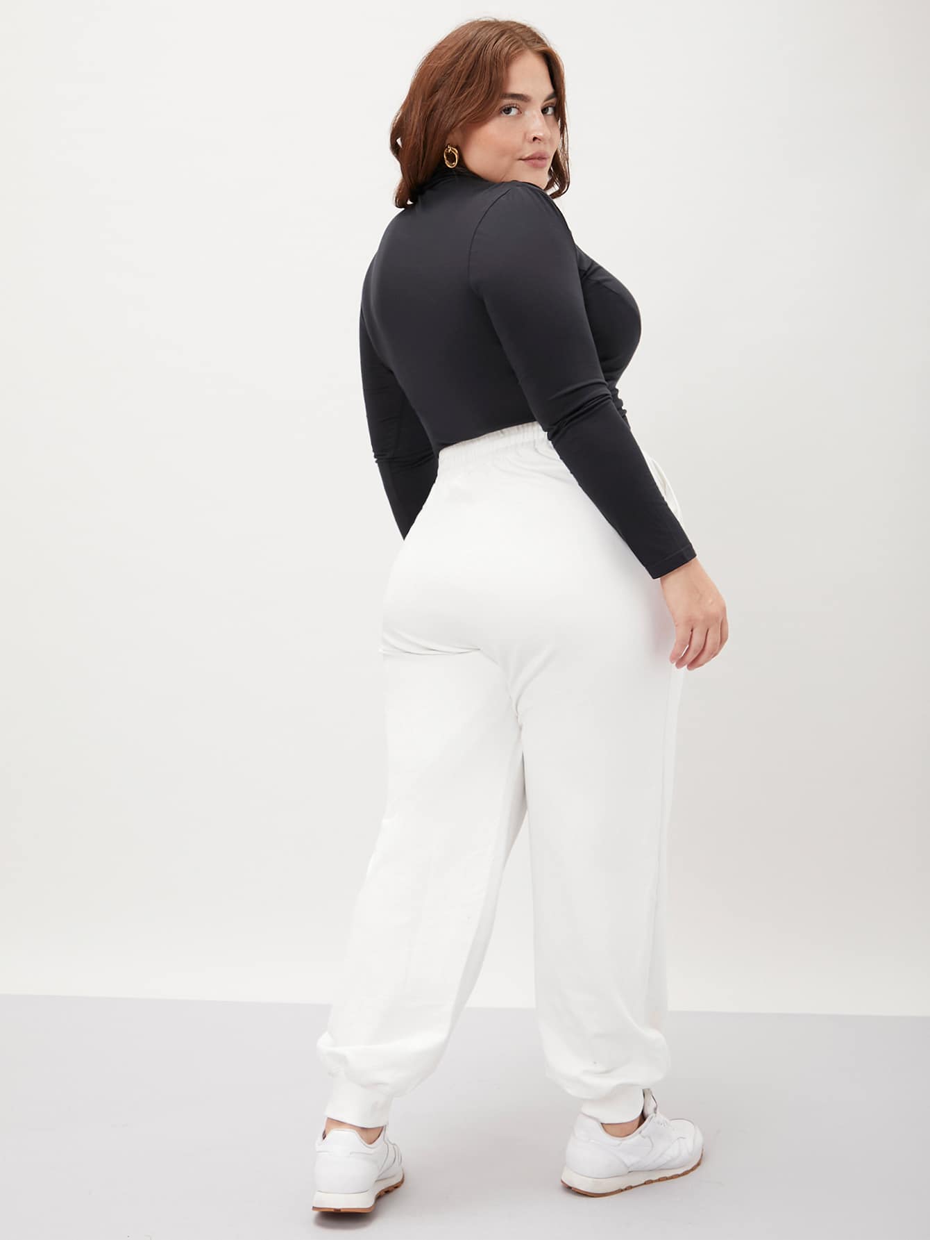 Plus Modal Fitted Cropped T-Shirt