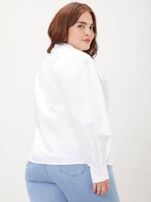 MOTF PREMIUM 大碼泡泡袖襯衫