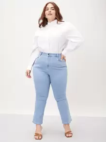 MOTF PREMIUM 大碼泡泡袖襯衫