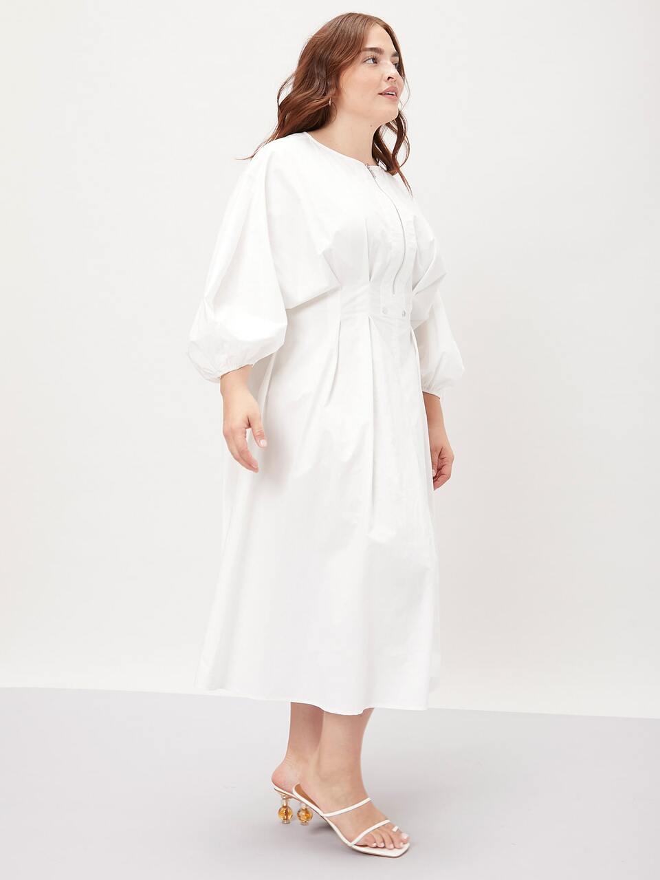 MOTF PLUS GATHERED DRESS