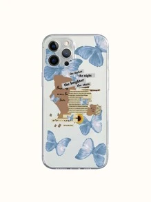 Butterfly Print Phone Case
