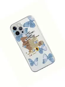 Butterfly Print Phone Case