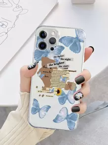 Butterfly Print Phone Case