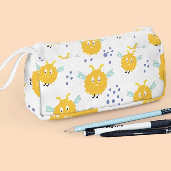 

Cartoon Graphic Pencil Case, Multicolor