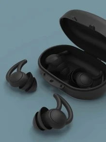 1對素色隨機耳塞和1件盒 - 黑色 - 查看 1