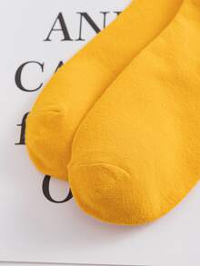 5pairs Letter Graphic Crew Socks - Multicolor - View 3