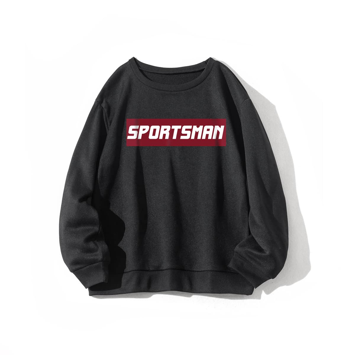 Термальный пуловер с текстовым принтом