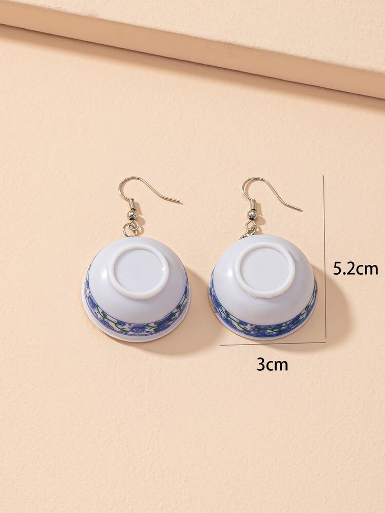 Pendientes largos con dibujos animados - Multicolor - Añade 5