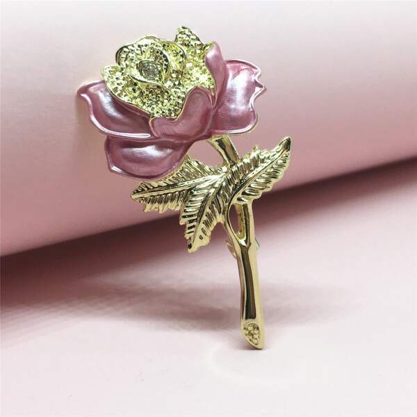 

Flower Design Brooch, Multicolor