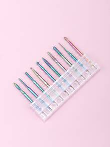 10pcs Electroplating Colorful Nail Drill Bit Set For Manicure Bits Drill Accessories - Multicolor - View 3