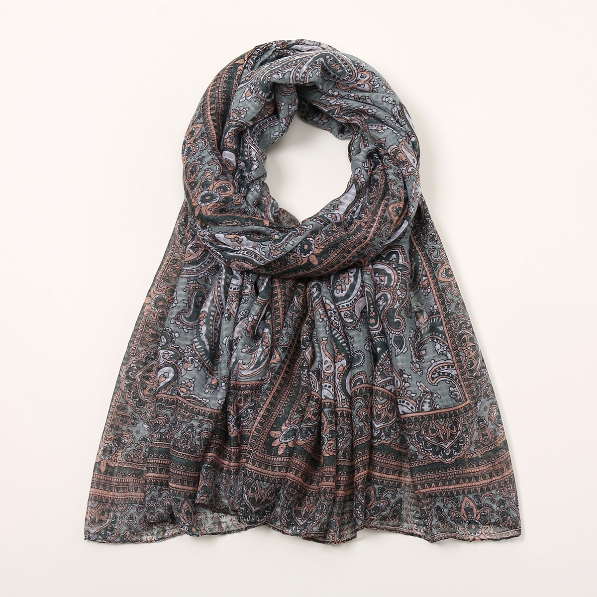 Шарф с принтом пейсли