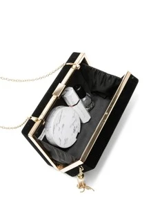 Cadou de Ziua Îndrăgostiților, Geantă la modă cu ciucuri cu sclipici pentru petrecere de seară și nuntă