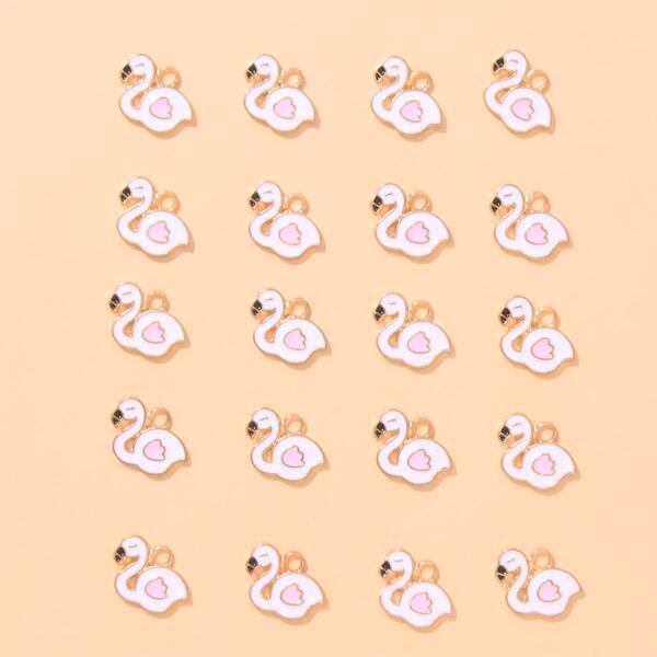 

20pcs Cartoon Animal Pendant, Multicolor