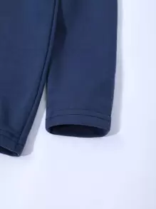 SHEIN 男童 Polo 衫和恐龙印花裤 - 彩色 - 查看 3